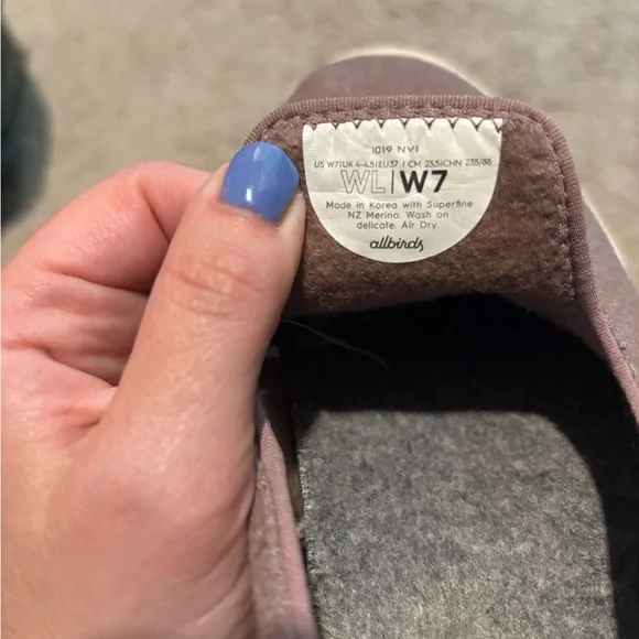 Allbirds women’s Slip-On - mauve pink - Picture 7 of 7